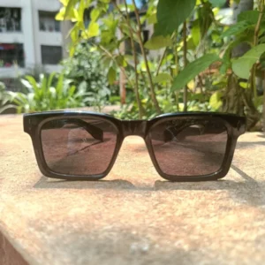 Eevalens Black Wayfarer Matte Sunglasses